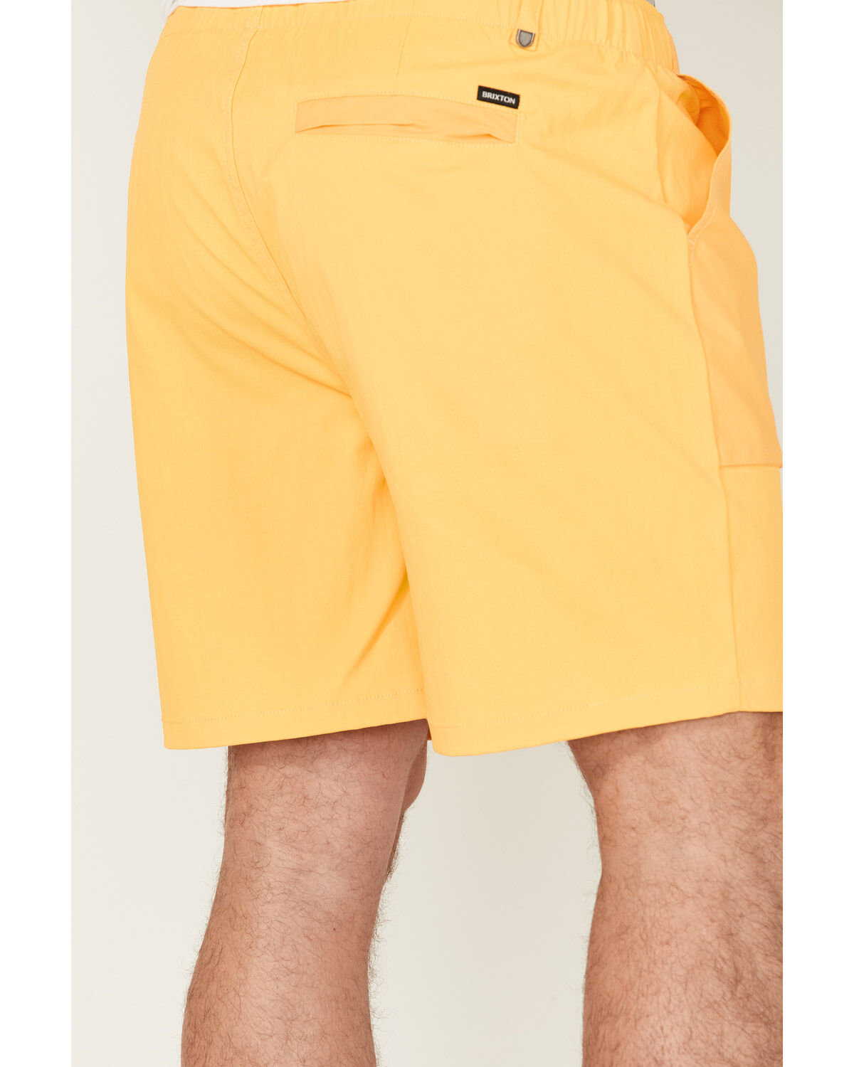 Image #4 - Brixton Men's Jupiter Service Crossover Shorts, Yellow, hi-res