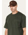 Image #2 - Hawx Men's Forge Short Sleeve Work T-Shirt, Moss Green, hi-res