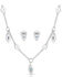 Image #2 - Montana Silversmiths Women's The Charmers Opal Jewelry Set, Silver, hi-res