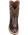 Image #6 - Lucchese Women's Ruth Western Boots - Round Toe, Chocolate, hi-res