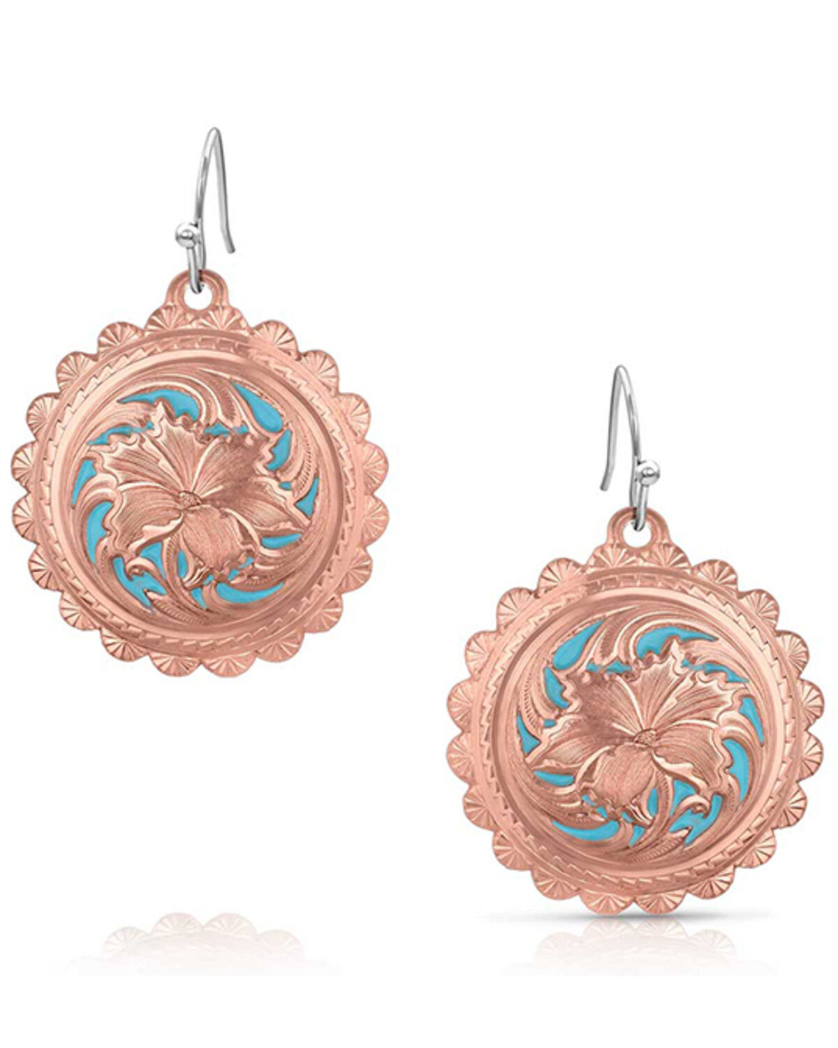 Montana Silversmiths Women's Emma's Sunlight Earrings, Silver, hi-res