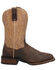 Image #2 - Dan Post Men's Garrison Western Performance Boots - Broad Square Toe, Brown, hi-res