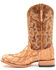 Image #3 - Cody James Men's Caramel Matte Pirarucu Exotic Western Boots - Broad Square Toe, Caramel, hi-res