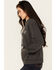 Image #2 - Idyllwind Women's Crest Hoodie , Charcoal, hi-res