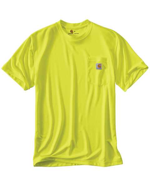 Image #2 - Carhartt Force Color-Enhanced T-Shirt, Lime, hi-res