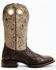 Image #2 - Cody James Men's Exotic Full Quill Ostrich Western Boots - Broad Square Toe, Brown, hi-res