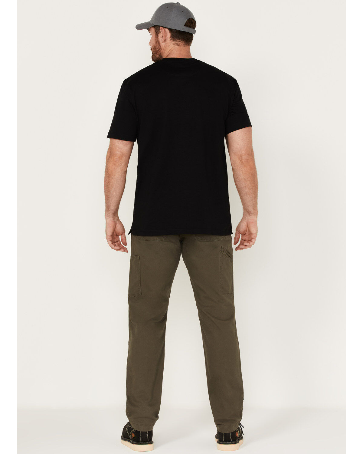 Image #3 - Carhartt Men's Rugged Flex&reg; Rigby Double-Front Straight Utility Work Pants, Medium Grey, hi-res