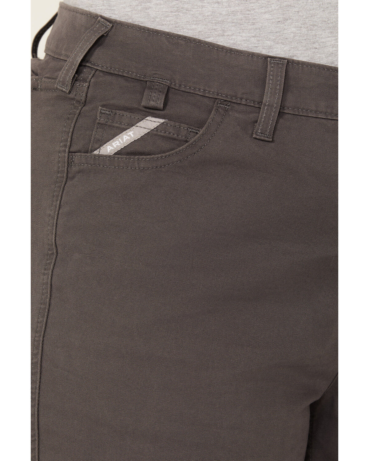Image #2 - Ariat Women's Rebar PR Made Tough Straight Pants - Plus, Grey, hi-res