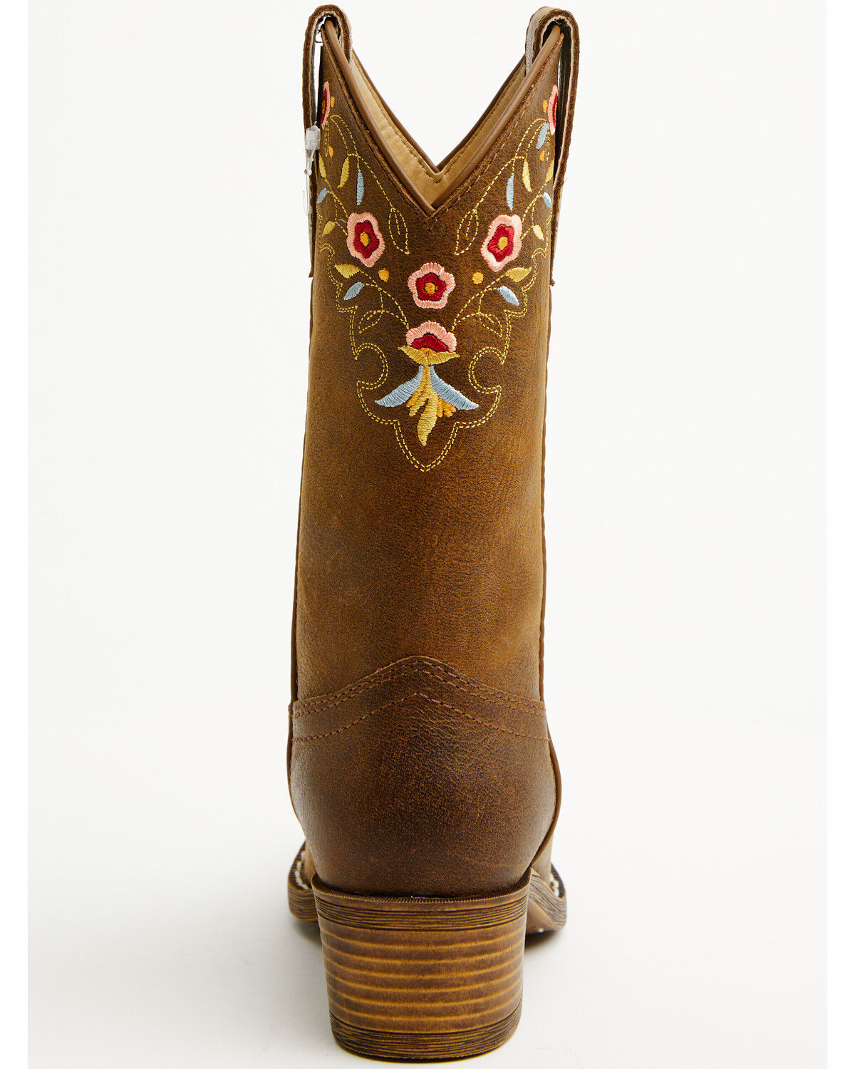 Image #5 - Shyanne Girls' Stephanie Western Boots - Round Toe, Brown, hi-res