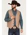 Image #1 - Cody James Men's Chambray Button-Down Vest, Khaki, hi-res