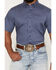 Image #3 - Cody James Men's Solid Twill Short Sleeve Button-Down Stretch Western Shirt, Slate, hi-res