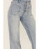 Image #2 - Unpublished Denim Women's Greta Lotus Crop Wide Jeans, Blue, hi-res