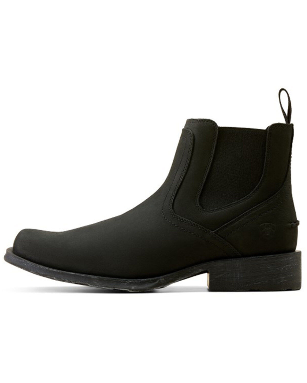 Image #2 - Ariat Men's Midtown Rambler Chelsea Boots - Square Toe, Black, hi-res
