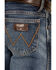 Image #4 - Wrangler Retro Boys' Whitley Slim Bootcut Stretch Denim Jeans, Blue, hi-res