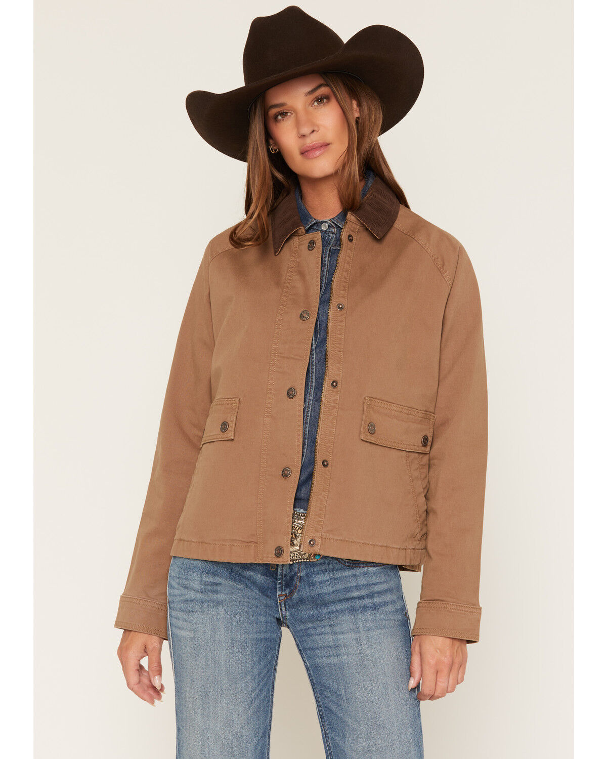 Image #1 - Shyanne Women's Otter Barn Jacket, Brown, hi-res