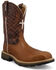 Image #1 - Twisted X Men's 11" UltraLite X&trade; Work Boots - Composite Toe, Brown, hi-res