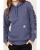 Image #3 - Ariat Women's Rebar Logo Hoodie, Blue, hi-res