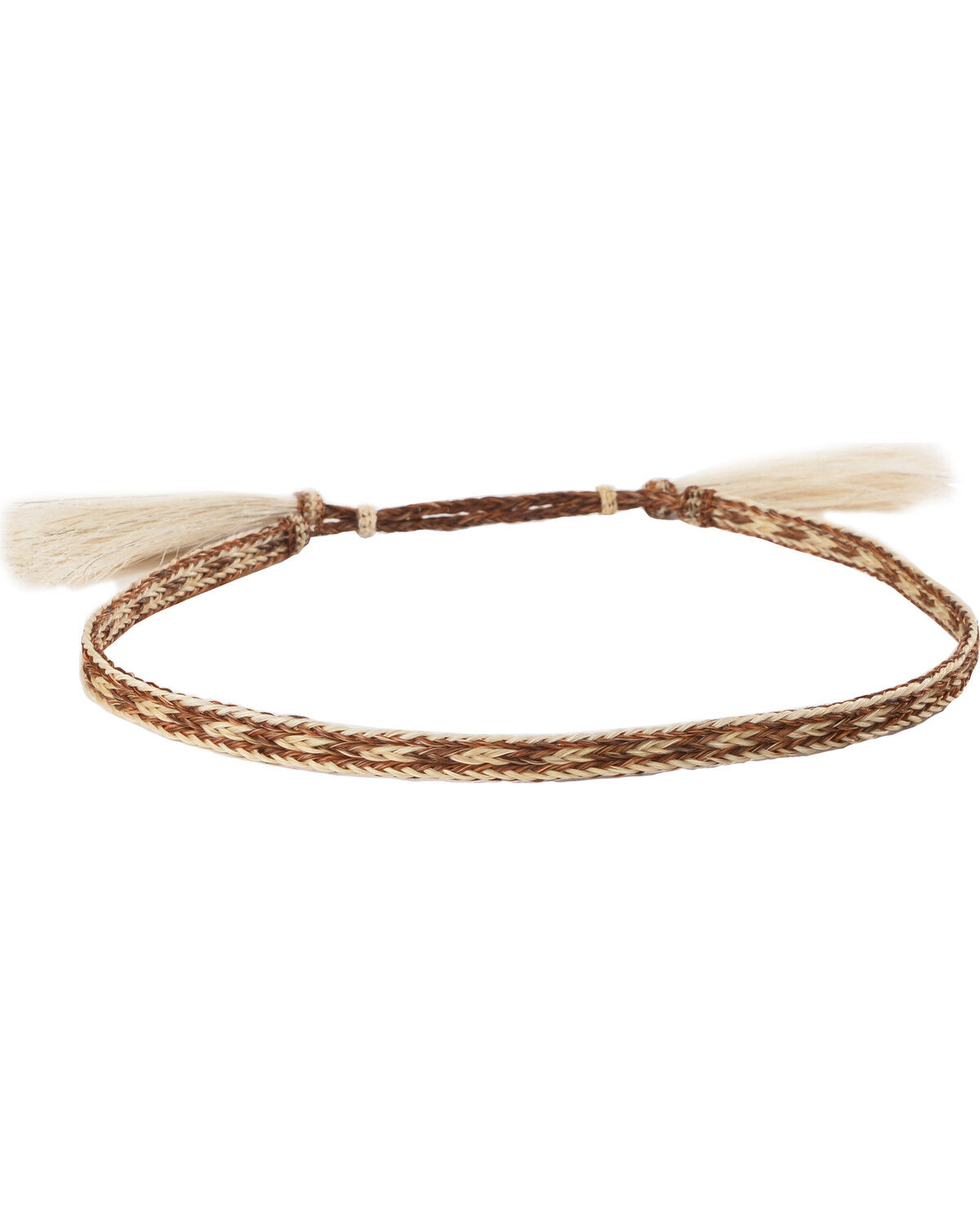 Cody James Men's Braided Horsehair Hat Band, Brown, hi-res