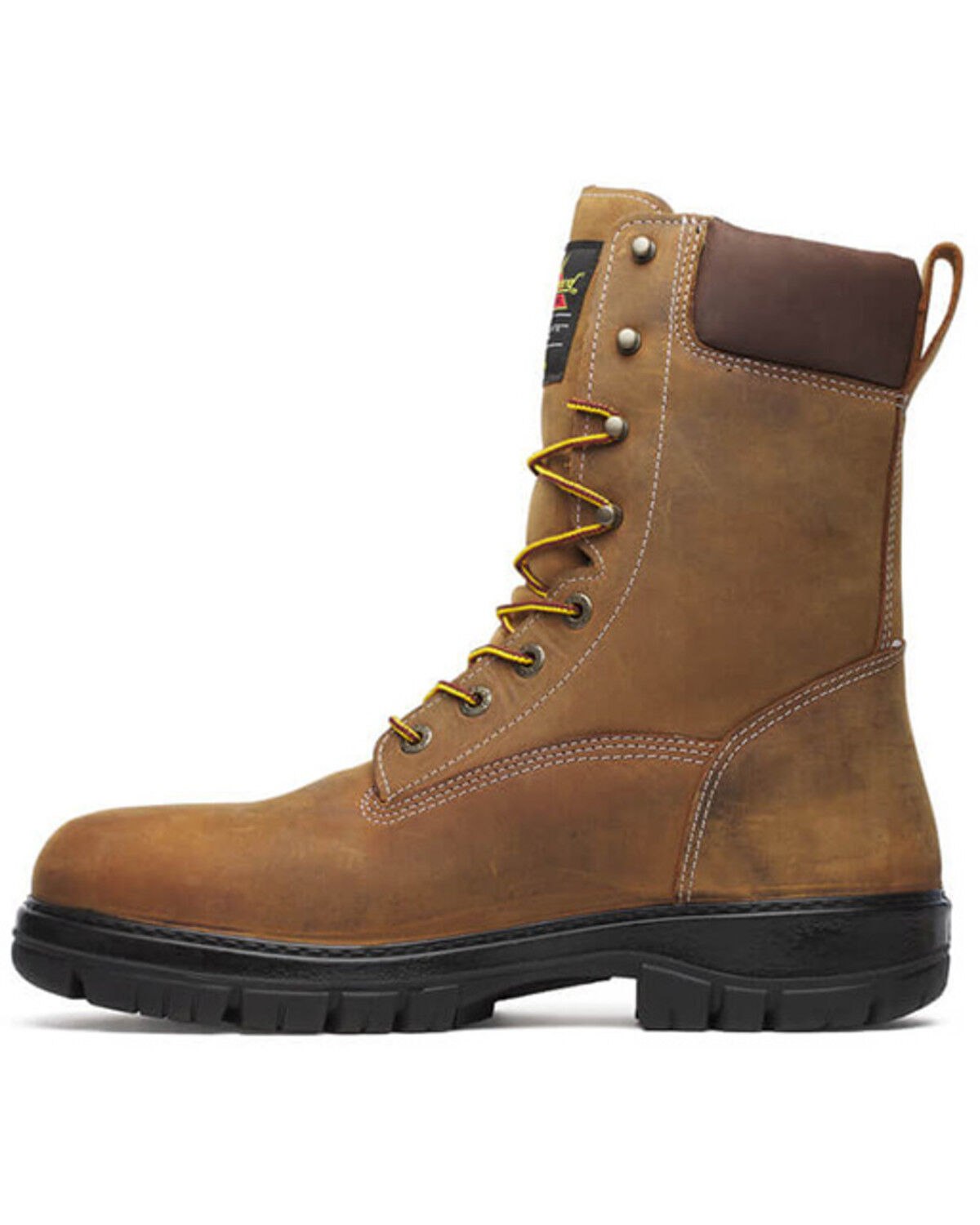 Image #3 - Thorogood Men's 8" USA Genesis Waterproof Insulated Work Boots - Nano Toe, Brown, hi-res