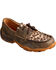 Image #1 - Twisted X Kids' Leopard Printed Moccasins, Brown, hi-res