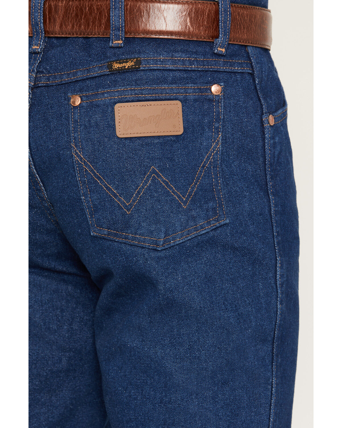 Image #4 - Wrangler 936 Cowboy Cut Slim Fit Prewashed Jeans, Indigo, hi-res