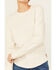 Image #3 - Lucky Brand Workwear Women's Ribbed Trim Long Sleeve Shirt, Cream, hi-res