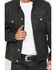 Image #3 - Moonshine Spirit&reg; Men's Coated Denim Jacket, Black, hi-res