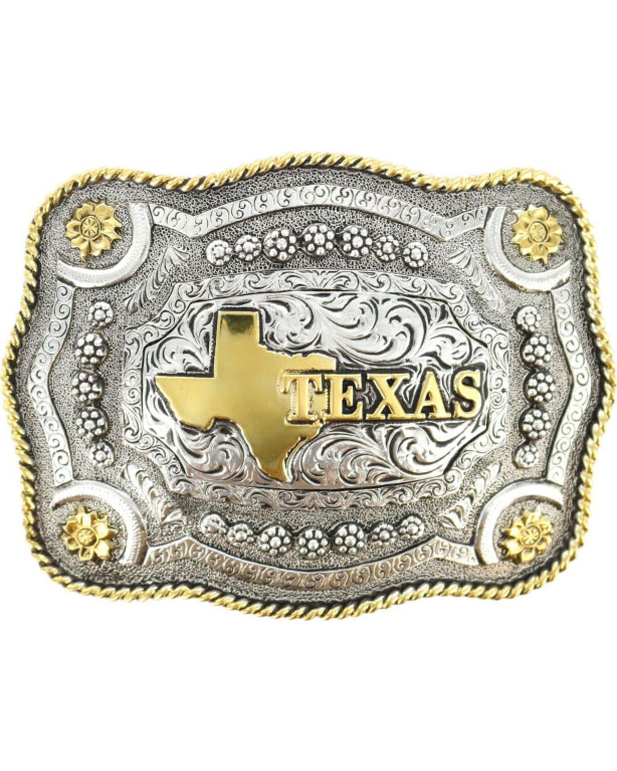 Cody James&reg; Dual-Tone Texas Buckle, Multi, hi-res