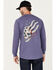 Image #1 - Ariat Men's FR Air USA Scream Long Sleeve Work T-Shirt, Blue, hi-res