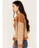 Image #2 - Miss Me Women's Western Embroidered Fringe Jacket , Tan, hi-res