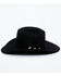 Image #3 - Resistol 6X Midnight Felt Cowboy Hat, Black, hi-res