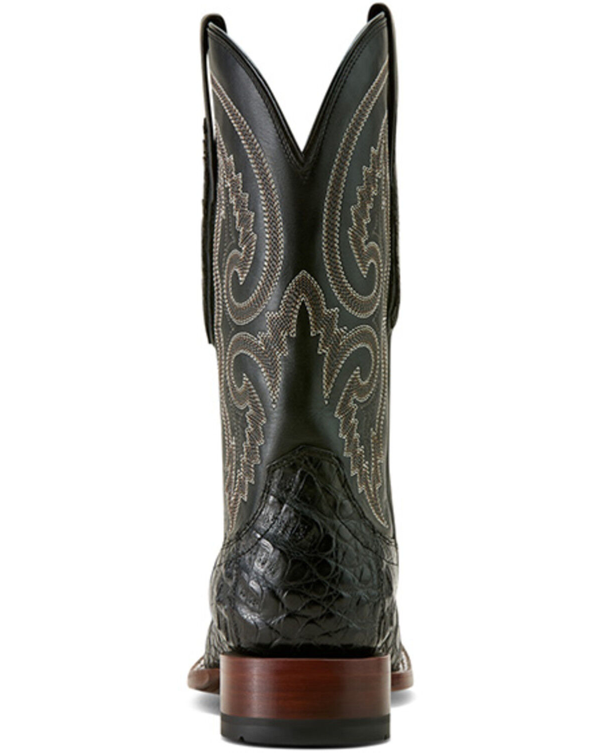 Image #3 - Ariat Men's Classic Callen Exotic Caiman Western Boots - Broad Square Toe, Black, hi-res