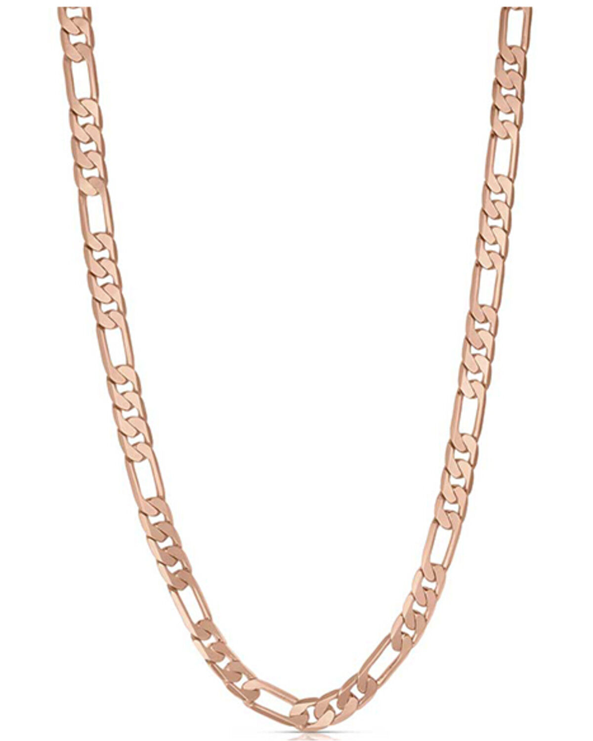 Image #2 - Montana Silversmiths Men's Flat Chain Necklace, Silver, hi-res