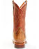 Image #5 - Cody James Men's Upper Two-Tone Leather Western Boots - Broad Square Toe, Orange, hi-res