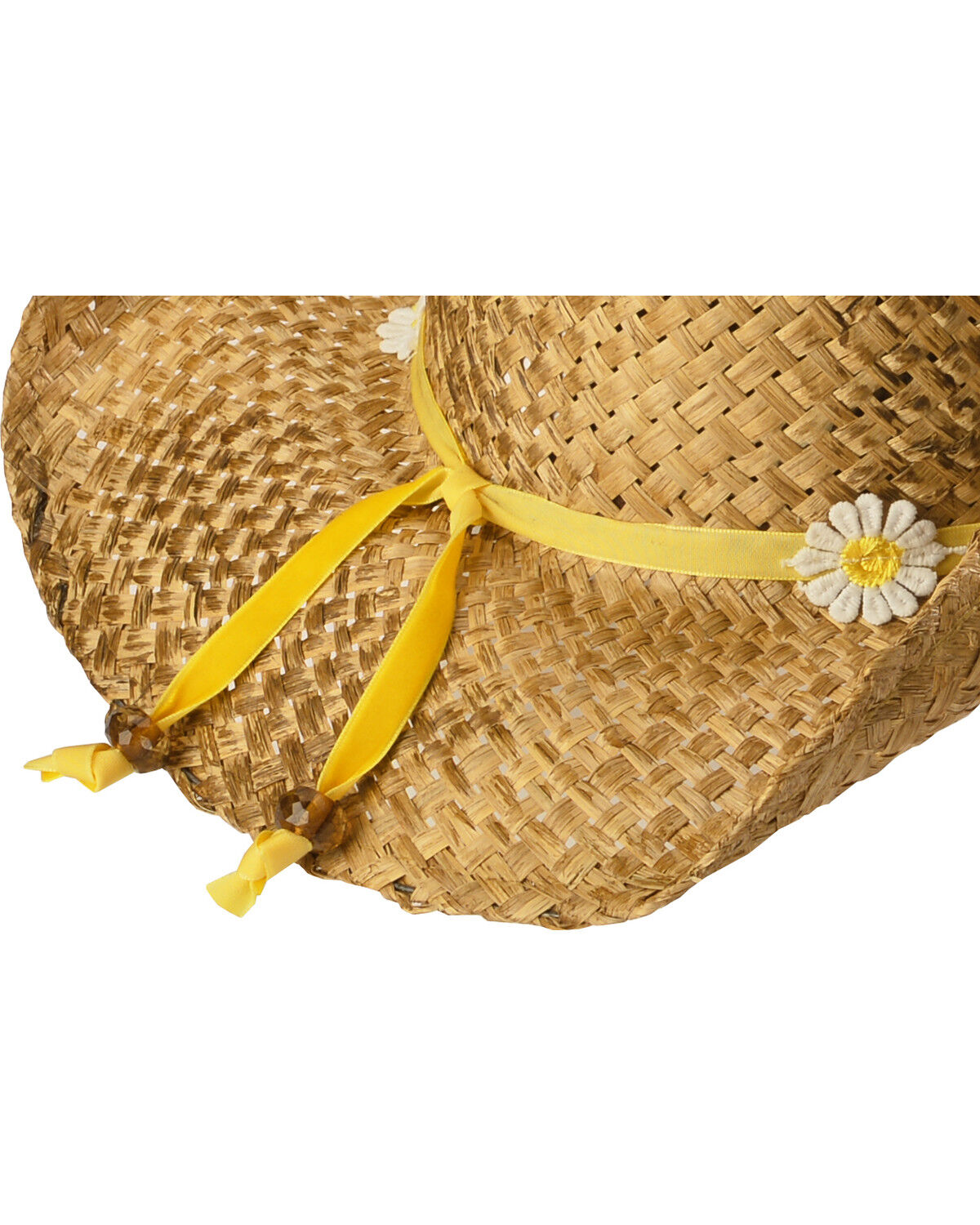 Image #4 - Shyanne&reg; Girls' Daisy Straw Hat, Brown, hi-res