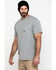 Image #3 - Ariat Men's Rebar Cotton Strong American Grit Short Sleeve Work T-Shirt, Heather Grey, hi-res