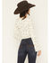 Image #5 - Idyllwind Women's Harborwood Floral Print Bell Long Sleeve Top, Cream, hi-res