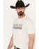 Image #2 - RANK 45&reg; Men's Stria Rank Short Sleeve Graphic T-Shirt, White, hi-res