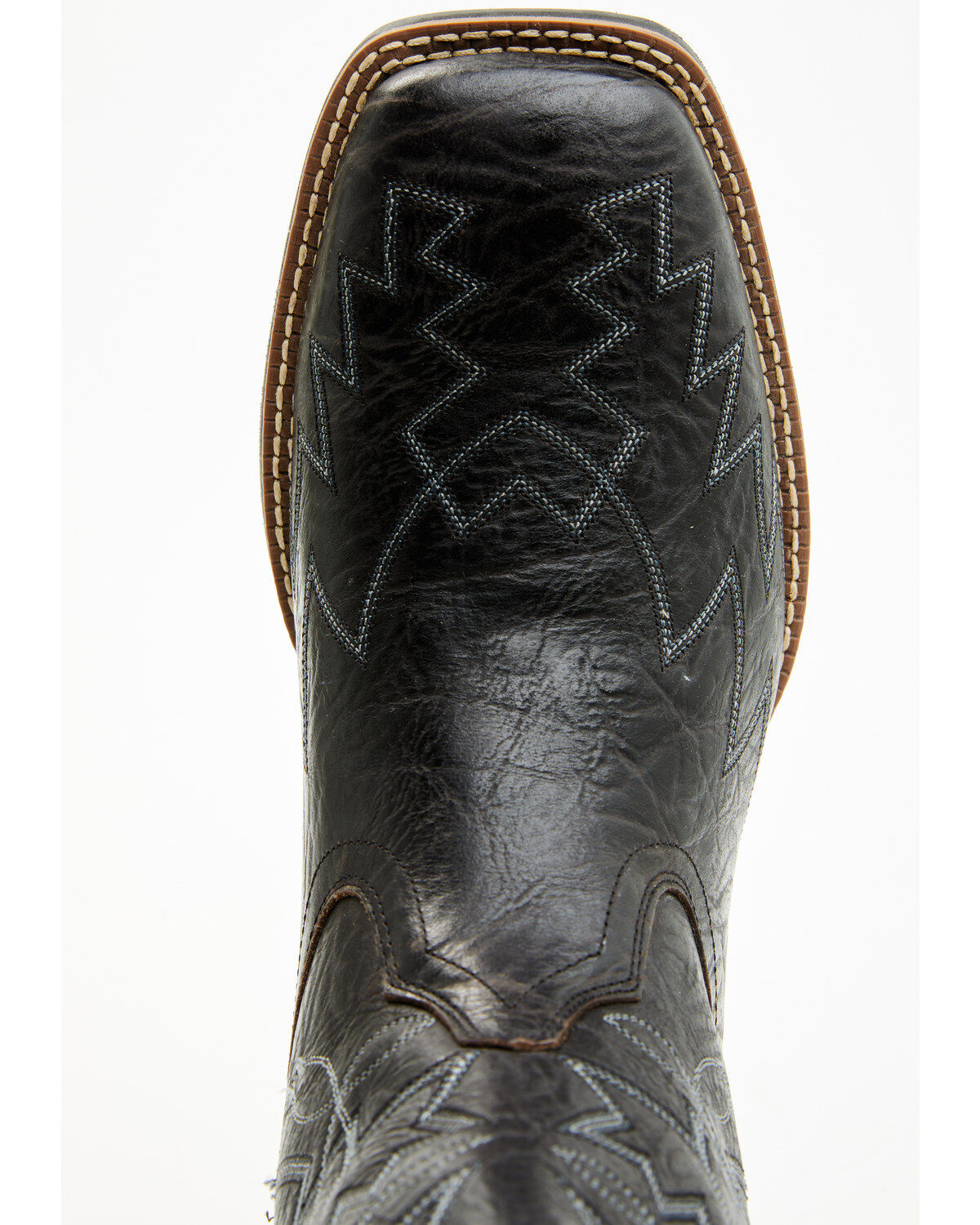 Image #6 - Cody James Ace&trade; Western Boots - Broad Square Toe, Black, hi-res