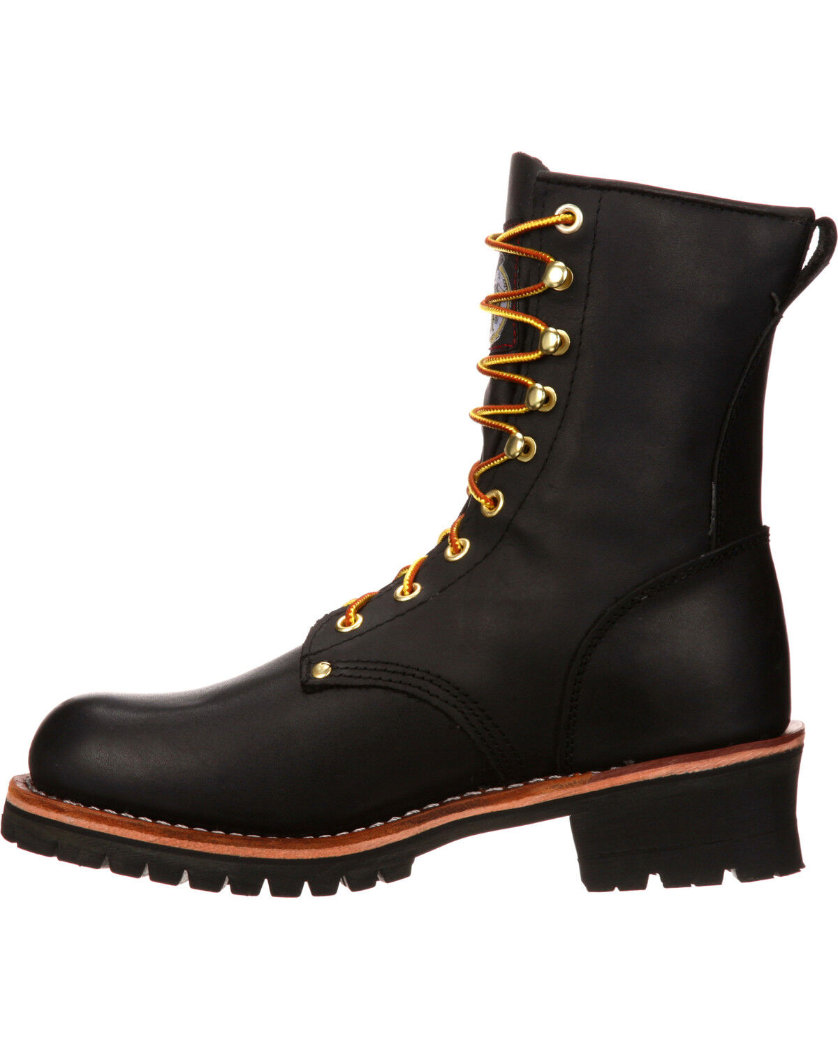 Image #3 - Georgia Boot Men's Logger Work Boots - Soft Toe, Black, hi-res