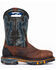 Image #2 - Cody James Men's Decimator Waterproof Western Work Boots - Nano Composite Toe, Brown, hi-res