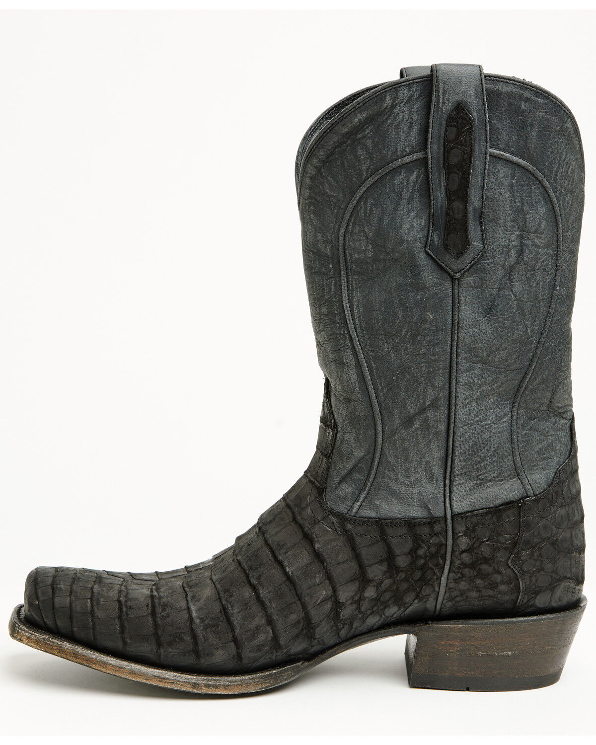 Image #3 - Cody James Black 1978&reg; Men's The Mason Exotic Caiman Belly Western Boots - Square Toe, Black, hi-res