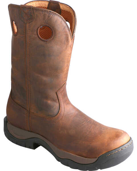 Image #1 - Twisted X Men's Waterproof All Around Western Boots, Taupe, hi-res