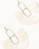 Image #2 - Shyanne Women's Luna Bella Fringe Earrings , Cream, hi-res