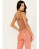 Image #4 - Shyanne Women's Smocked Tank, Brown, hi-res