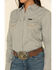 Image #11 - Wrangler Women's Solid Long Sleeve Snap Denim Shirt, Grey, hi-res