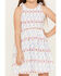 Image #3 - Shyanne Girls' Ikat Print Dress, White, hi-res