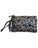 Image #1 - Myra Bag Women's Black & White Hair-on Pouch Bag, Black/white, hi-res