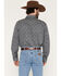 Image #4 - Wrangler Retro Men's Floral Print Long Sleeve Snap Western Shirt, Navy, hi-res