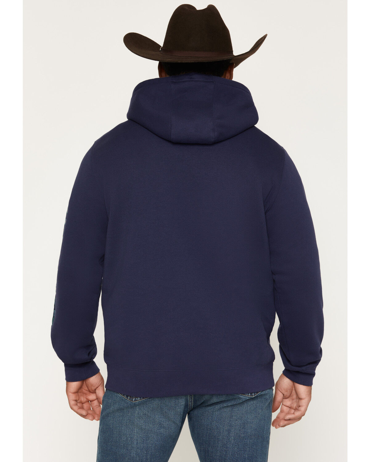 Image #4 - Cody James Men's Origin Logo Hooded Sweatshirt, Navy, hi-res